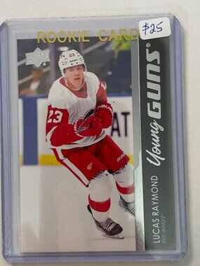 2021-22 Upper Deck #464 Lucas Raymond YG RC Detroit Red Wings